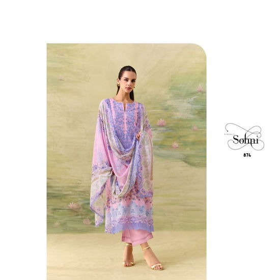 Kimora Sohni Season Vol 80 Muslin Digital Printed Salwar Suit Set