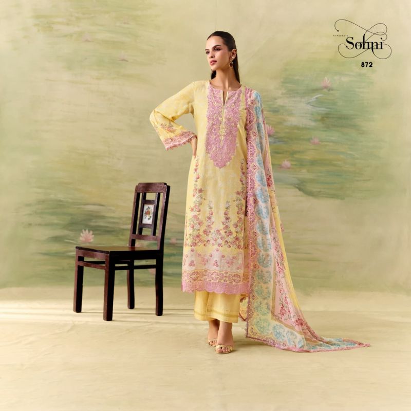 Kimora Sohni Season Vol 80 Muslin Digital Printed Salwar Suit Set