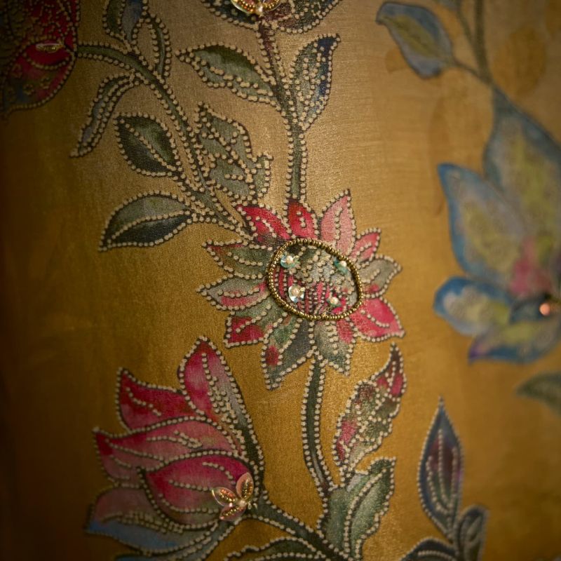 Kimora Sohni Sufi Zari Silk Hand Work Dress Material