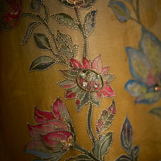 Kimora Sohni Sufi Zari Silk Hand Work Dress Material