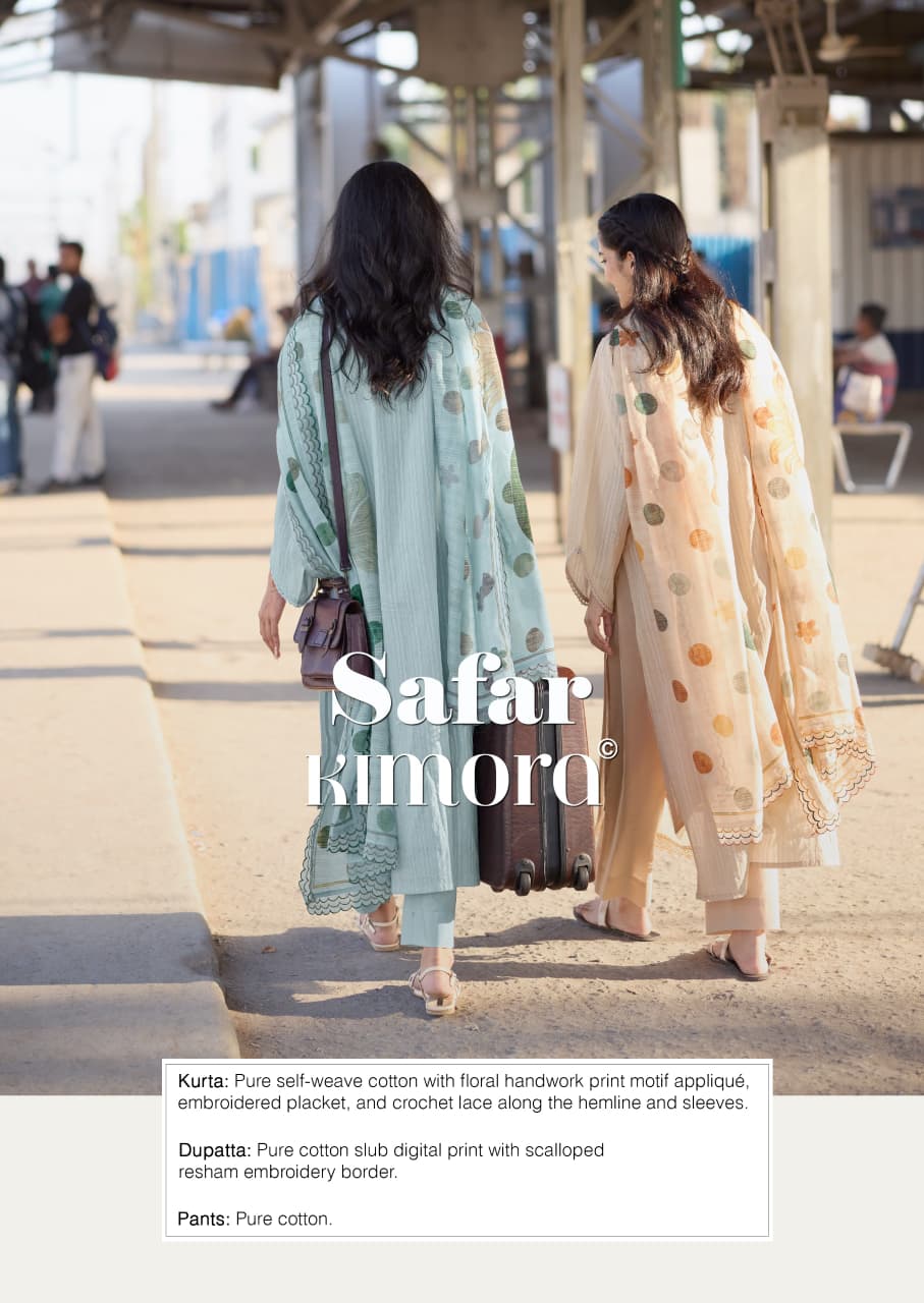 Kimora Suits Kimora Safar Vol 88 Lawn Cotton Pakistani Suit - Amrah Wholesale