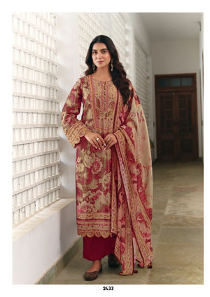 Kimora Tayarian Kanjivaram Jacquard Silk Dress Material