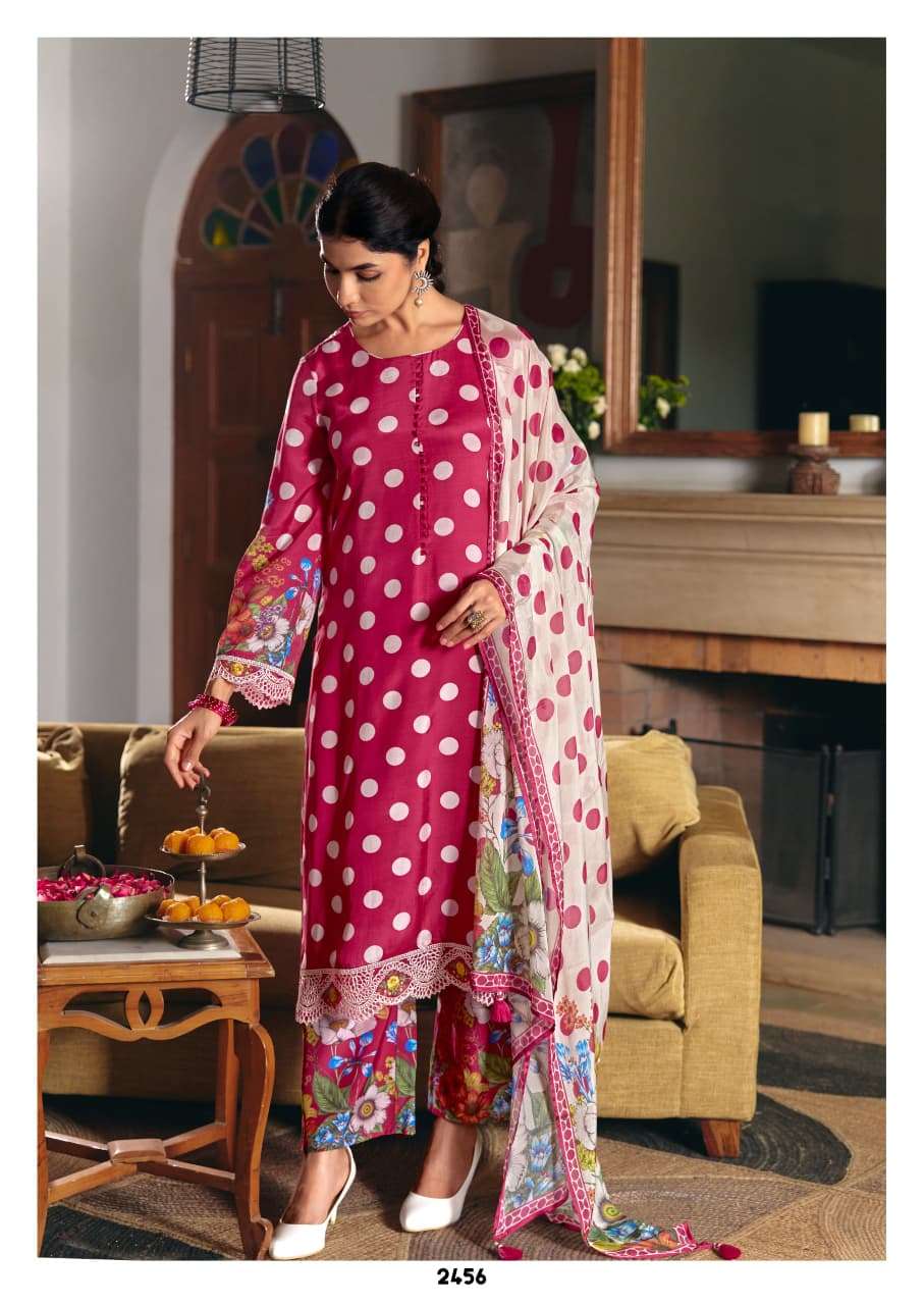 KIMORA TOHFA 2455 TO 2458 Fancy Printed Pakistani Suit