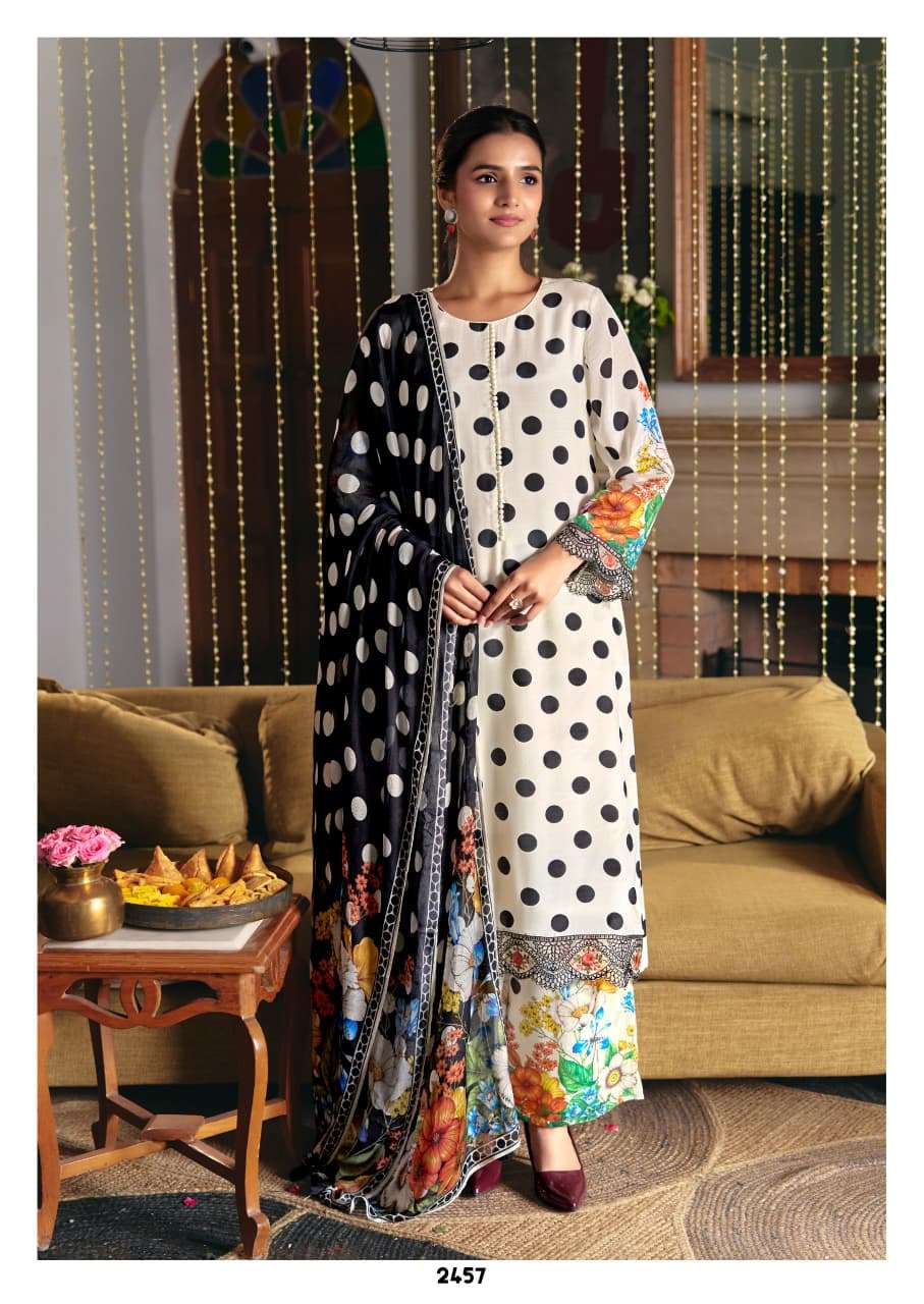KIMORA TOHFA 2455 TO 2458 Fancy Printed Pakistani Suit