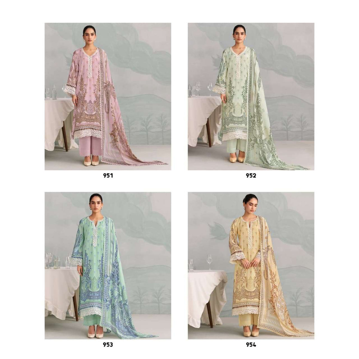 KIMORA TWILIGHT Muslin Printed Pakistani Suit - Amrah Wholesale