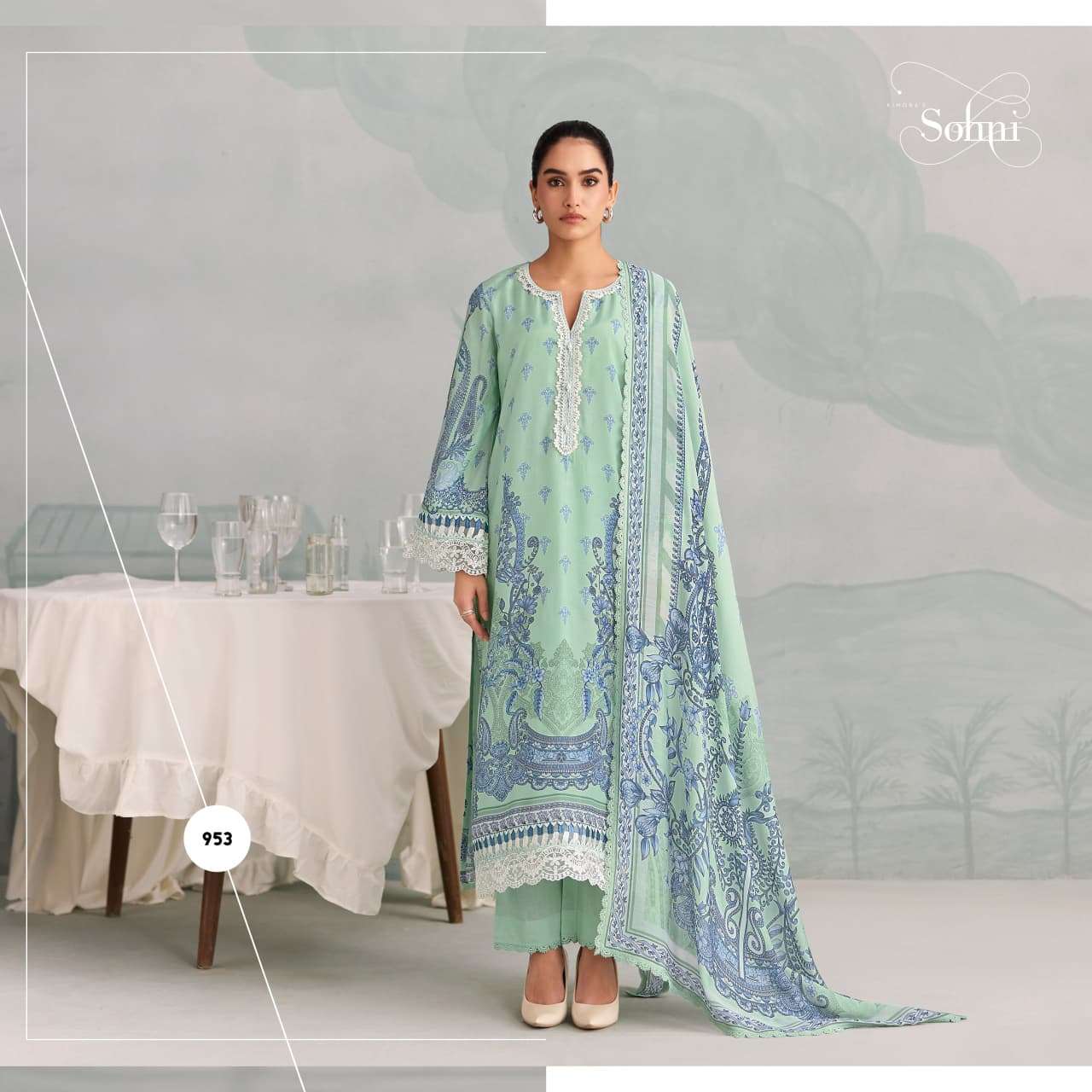 KIMORA TWILIGHT Muslin Printed Pakistani Suit - Amrah Wholesale