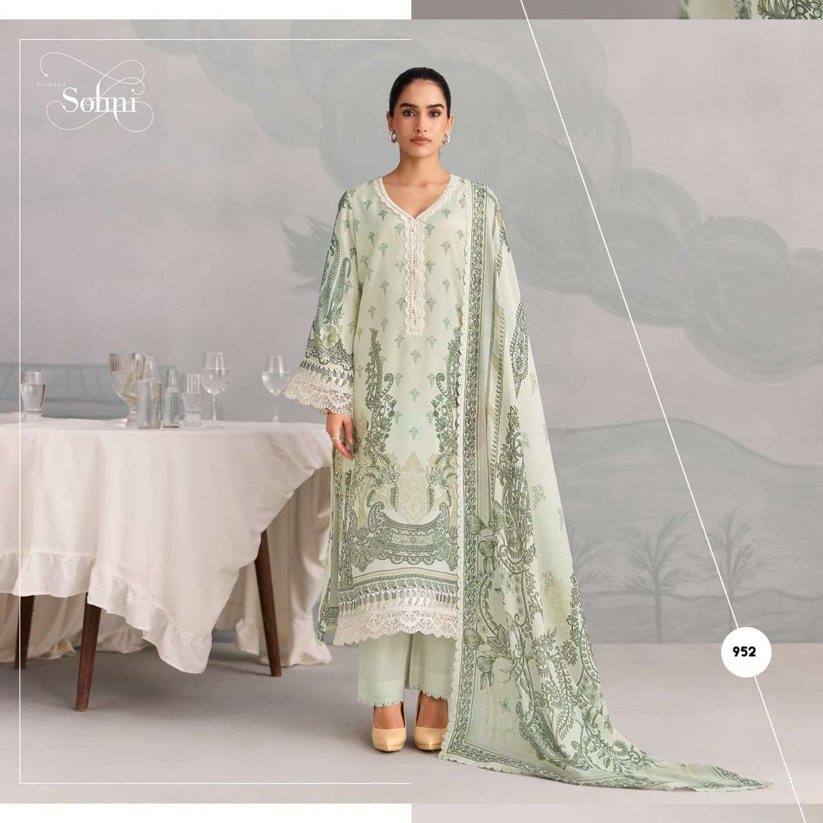 KIMORA TWILIGHT Muslin Printed Pakistani Suit - Amrah Wholesale