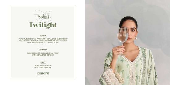KIMORA TWILIGHT Muslin Printed Pakistani Suit - Amrah Wholesale