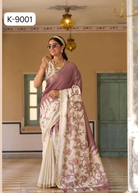 Kira Kalam Temple 9001 To 9004 Series Saree Wholesale Catalogue - Amrah Wholesale