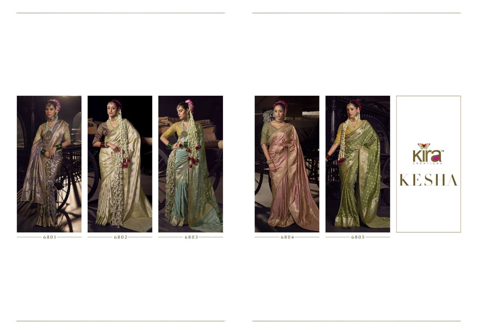 Kira Kesha Pure Viscose Luxury Artisan Handwork Sarees Wholesale Catalog - Amrah Wholesale