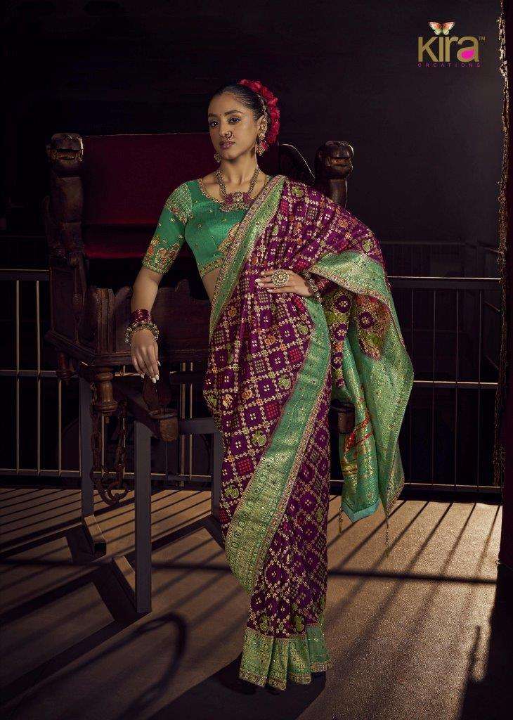 Kira Kimayra Viscose Dola Printed Saree