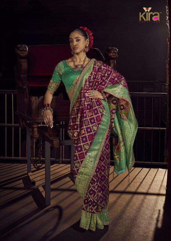 Kira Kimayra Viscose Dola Printed Saree