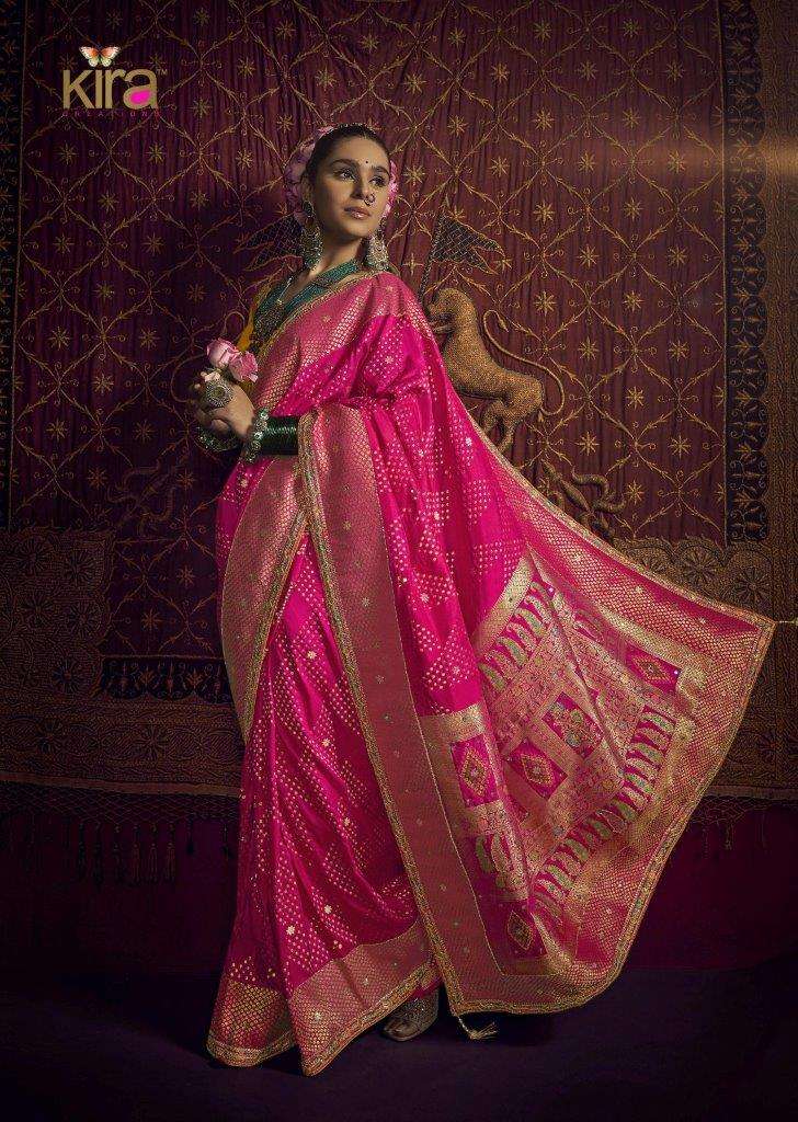 Kira Kimayra Viscose Dola Printed Saree