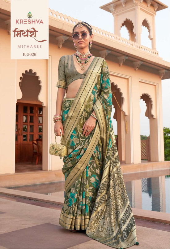 Kreshva Mitharee Georgette Designer Printed Saree
