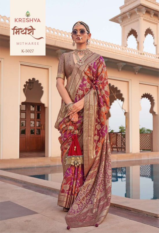 Kreshva Mitharee Georgette Designer Printed Saree