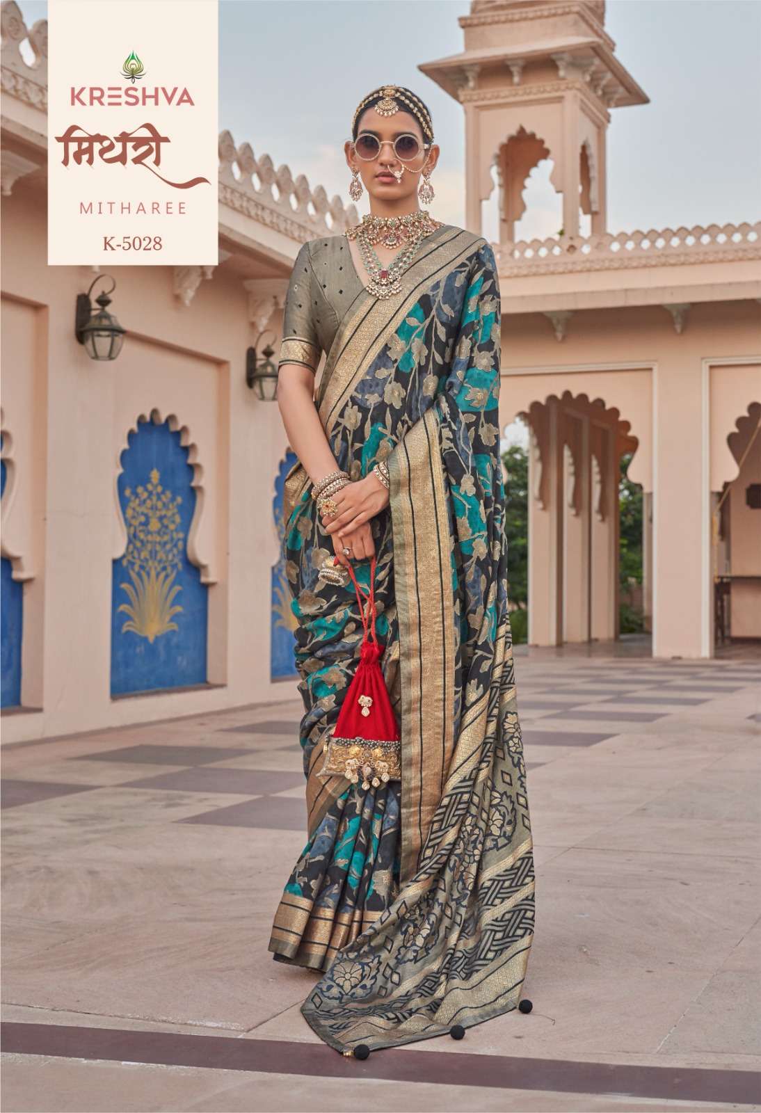 Kreshva Mitharee Georgette Designer Printed Saree
