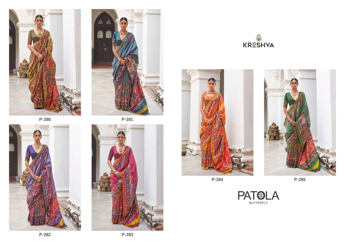Kreshva Patola Butterfly