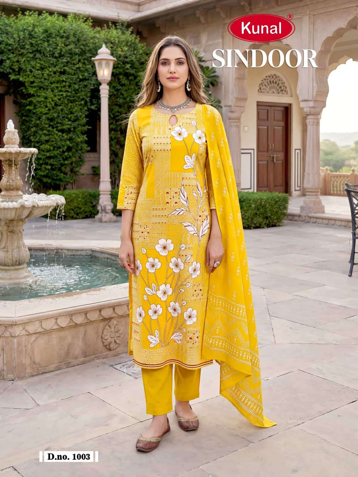 Kunal Fashion Sindoor Cotton Dress Material Wholesale
