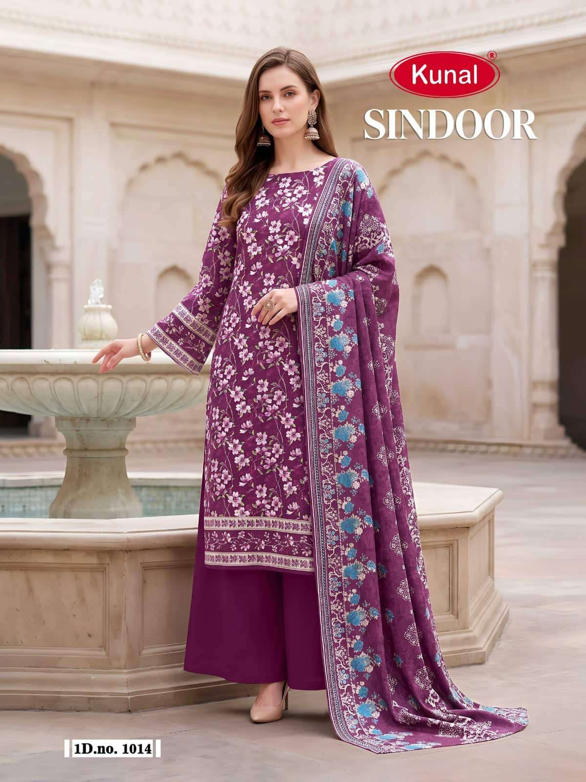 Kunal Fashion Sindoor Cotton Dress Material Wholesale