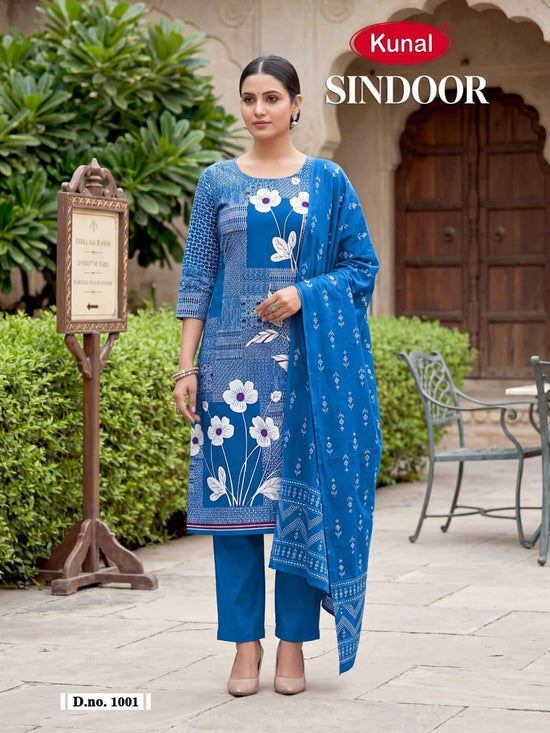 Kunal Fashion Sindoor Cotton Dress Material Wholesale