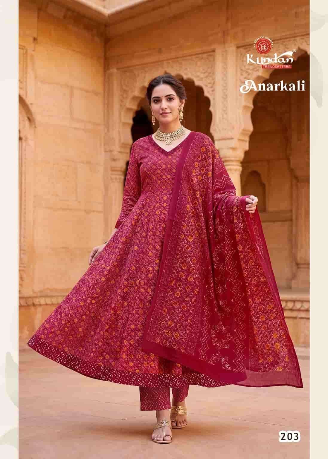 Kundan Anarkali Vol 2 Heavy Cotton Salwar Suit Set - Amrah Wholesale