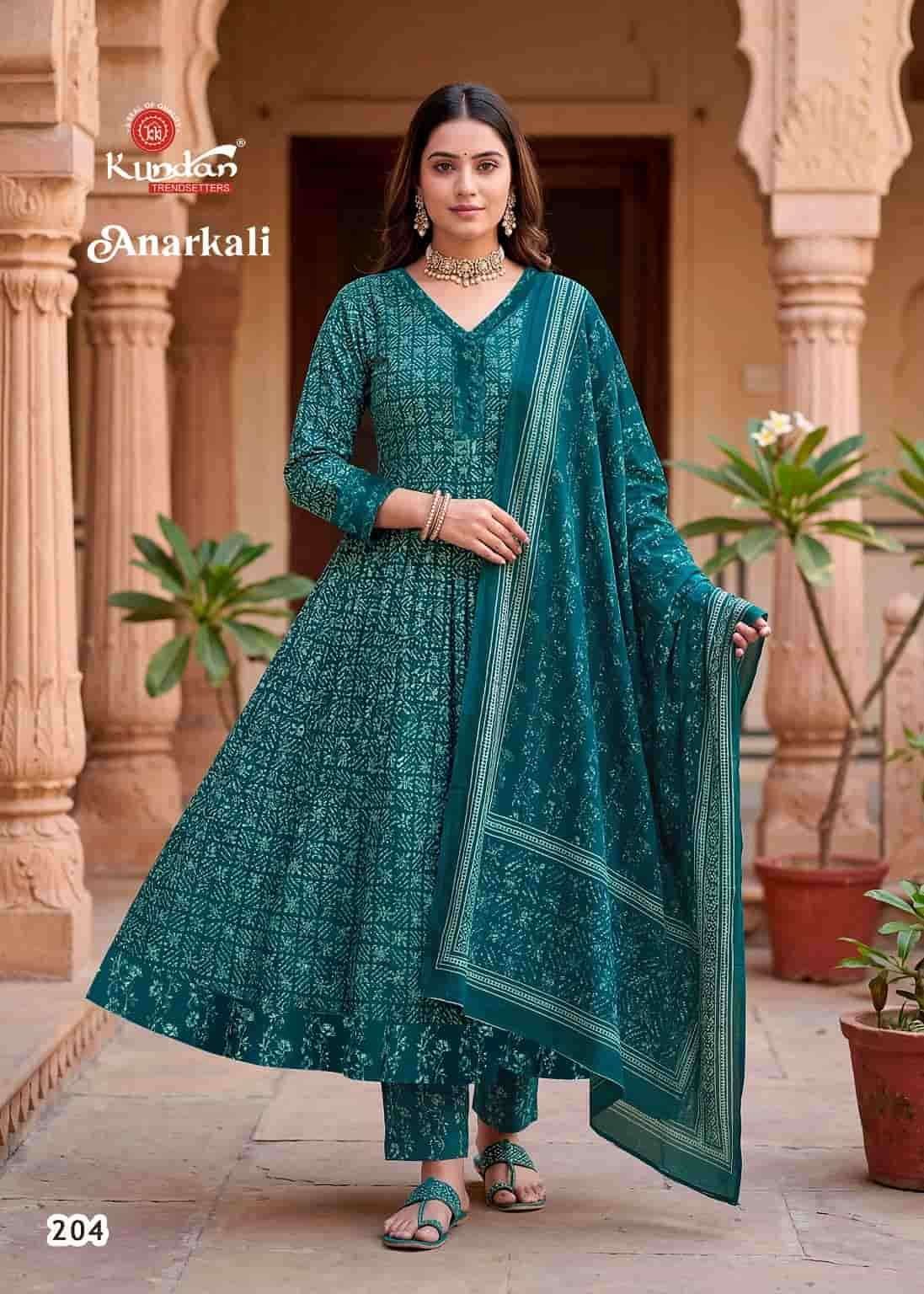Kundan Anarkali Vol 2 Heavy Cotton Salwar Suit Set - Amrah Wholesale