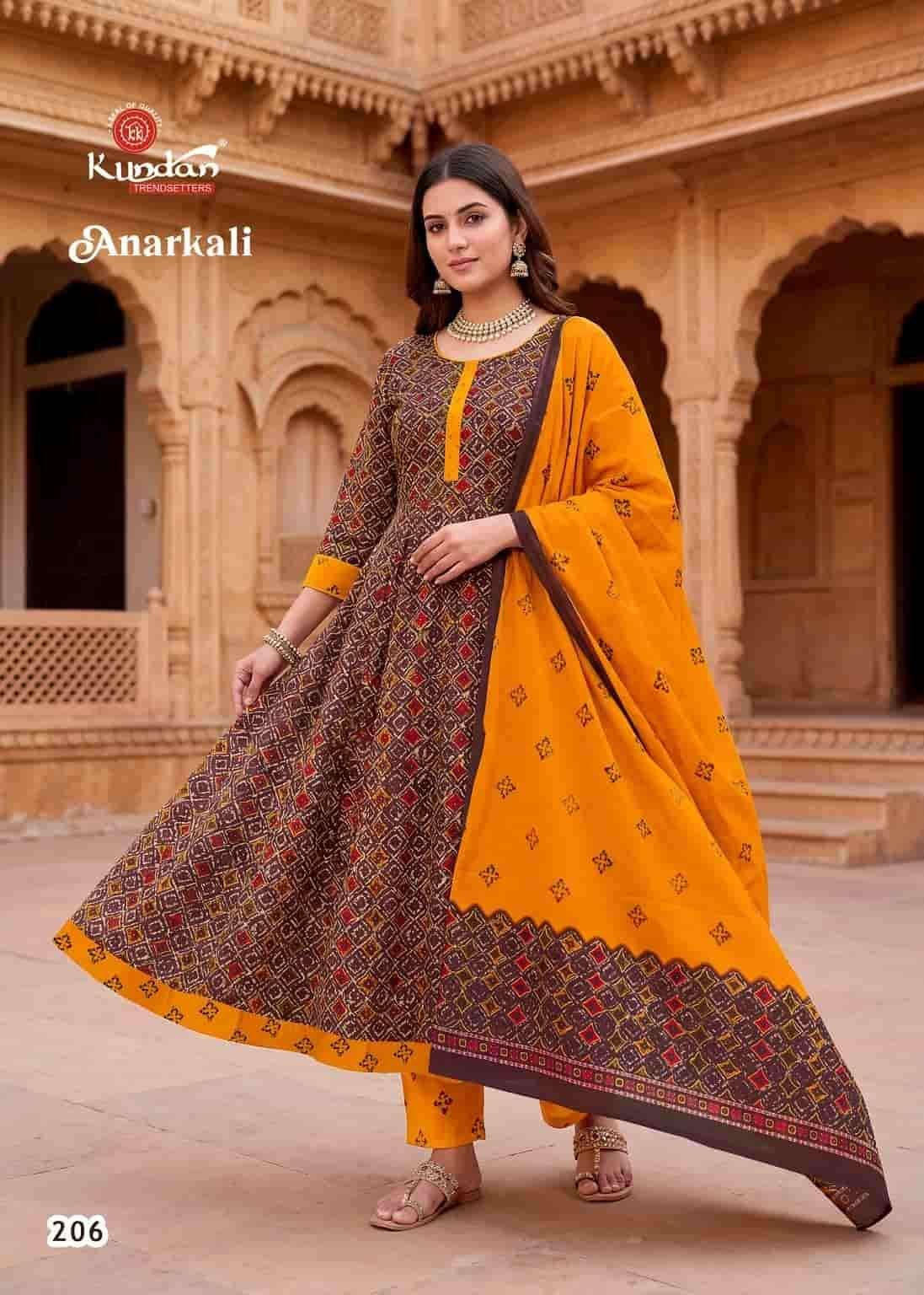 Kundan Anarkali Vol 2 Heavy Cotton Salwar Suit Set - Amrah Wholesale