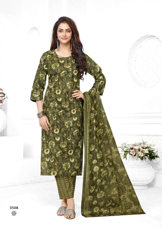 Kundan Tex K4U Vol-35 Cotton Salwar Suit Set