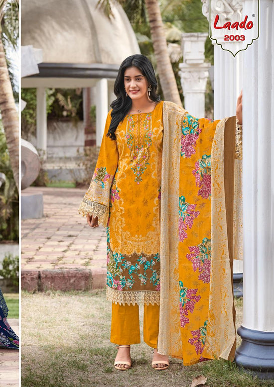 Laado Innayat Vol 2 Pure Cotton Printed Karachi Pakistani Suit - Amrah Wholesale