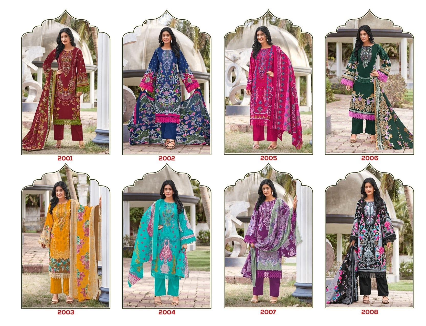 Laado Innayat Vol 2 Pure Cotton Printed Karachi Pakistani Suit - Amrah Wholesale