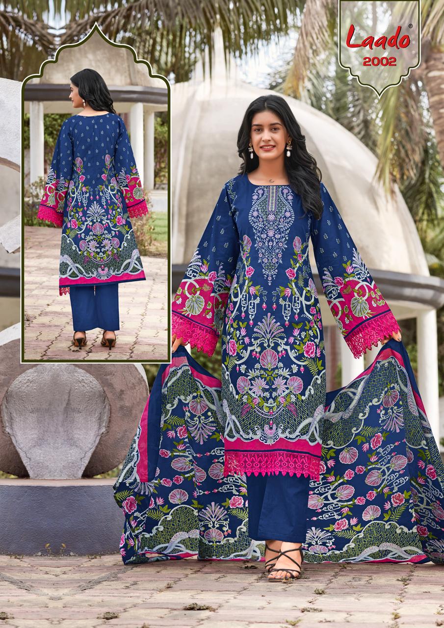 Laado Innayat Vol 2 Pure Cotton Printed Karachi Pakistani Suit - Amrah Wholesale