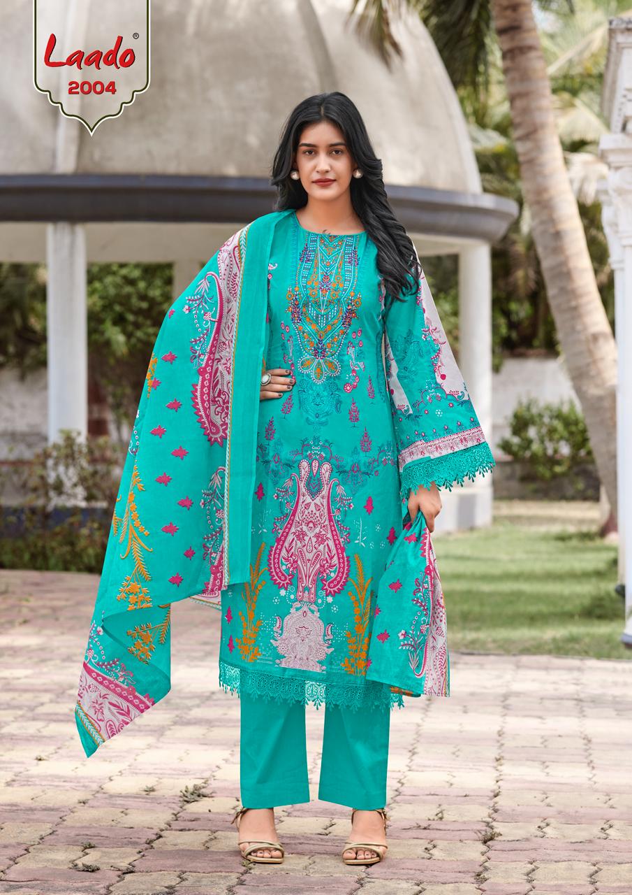 Laado Innayat Vol 2 Pure Cotton Printed Karachi Pakistani Suit - Amrah Wholesale