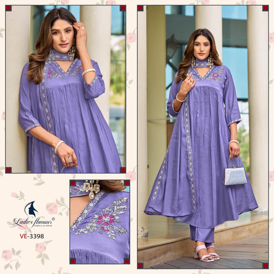 Ladies Flavour 3398 To 3400 - Amrah Wholesale