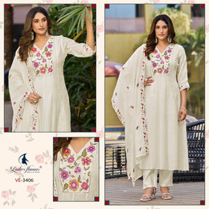 Ladies Flavour 3406 And 3407 Kurti Set Wholesale Catalogue