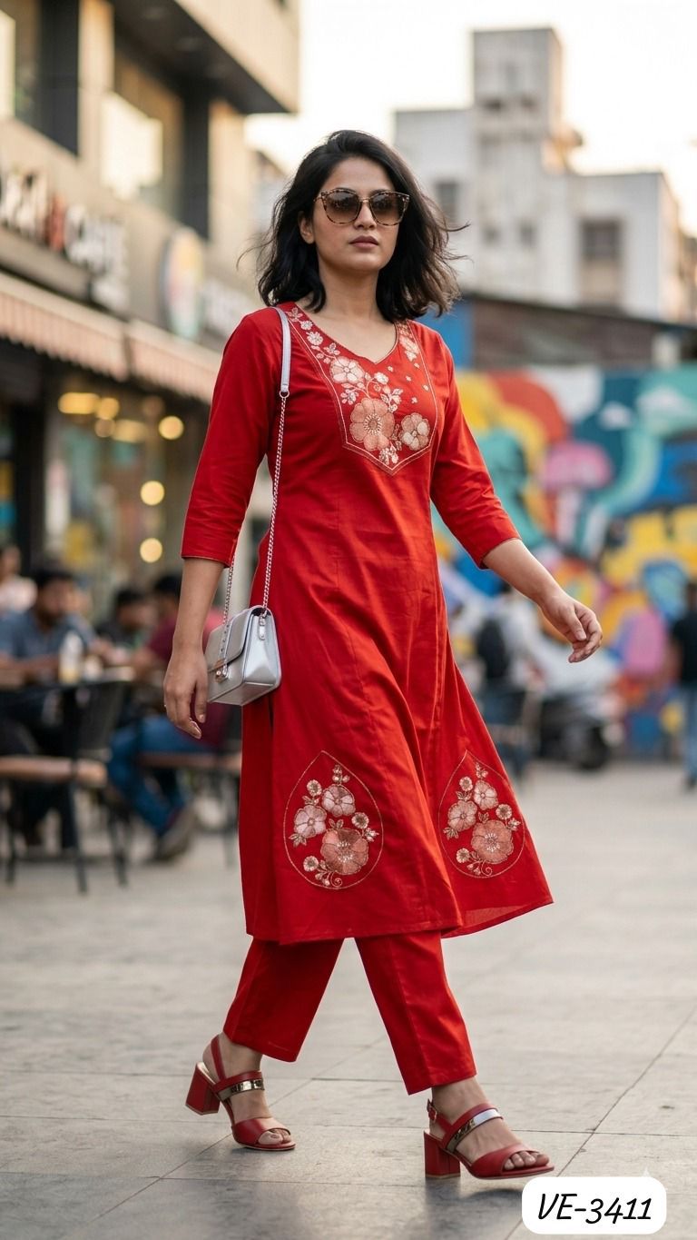 Ladies Flavour 3411 To 3413 Kurti Set Wholesale Catalogue - Amrah Wholesale