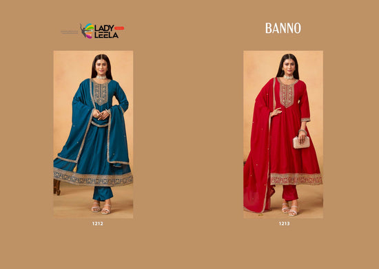 Lady Leela Banno Vichitra Silk Salwar Suit Set