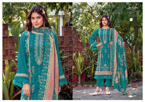 Levisha Bin Saeed Nx Vol 6 Cambric Lawn Cotton Pakistani Suit
