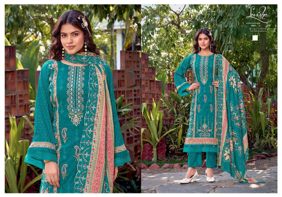 Levisha Bin Saeed Nx Vol 6 Cambric Lawn Cotton Pakistani Suit