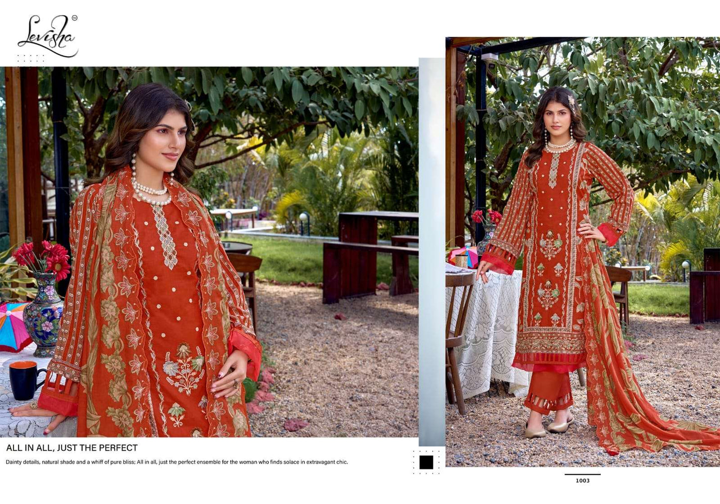 Levisha Bin Saeed Nx Vol 6 Cambric Lawn Cotton Pakistani Suit