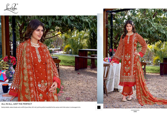 Levisha Bin Saeed Nx Vol 6 Cambric Lawn Cotton Pakistani Suit