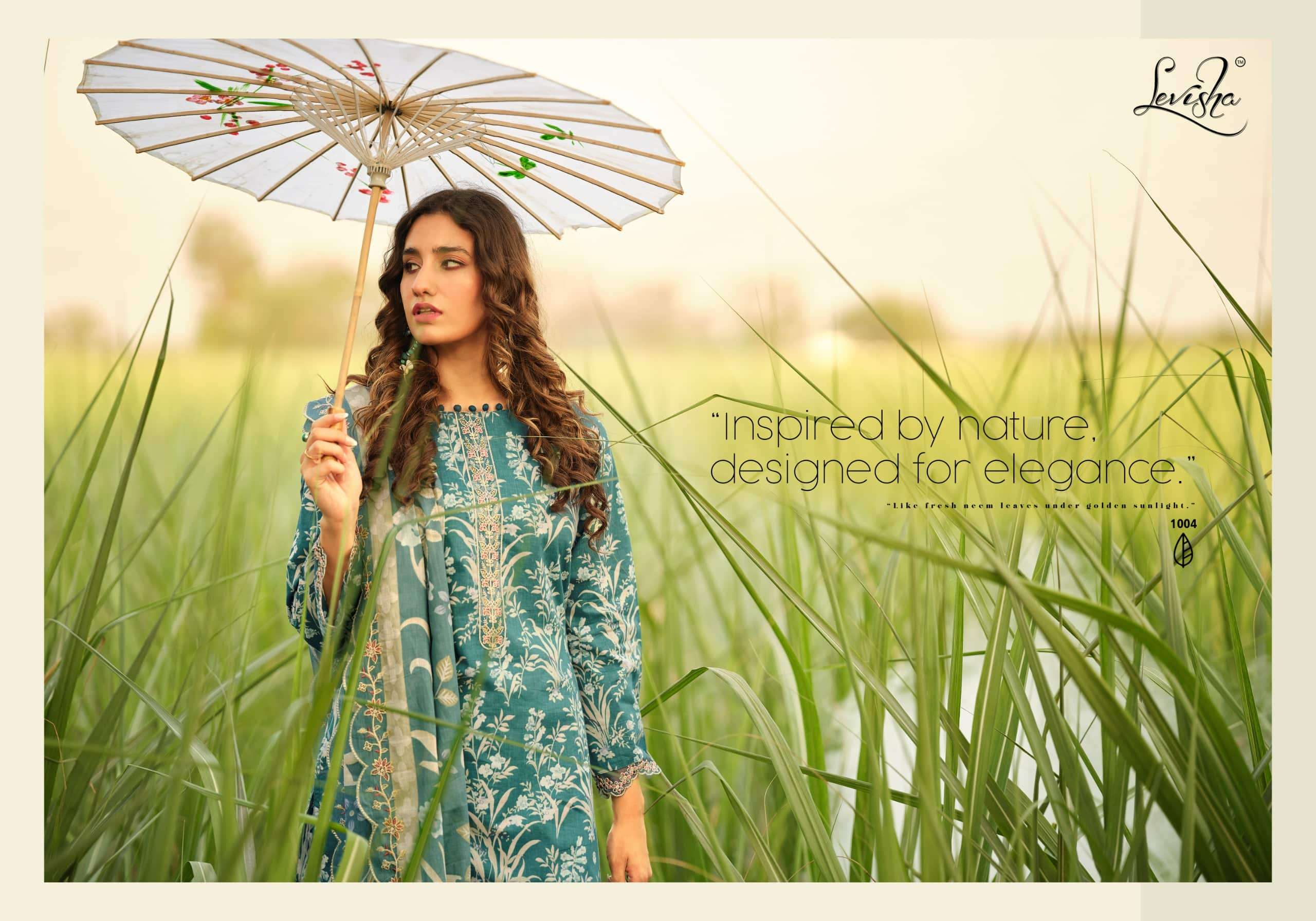 Levisha Humdum Cambric Cotton Pakistani Suit