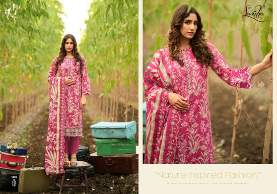 Levisha Humdum Cambric Cotton Pakistani Suit