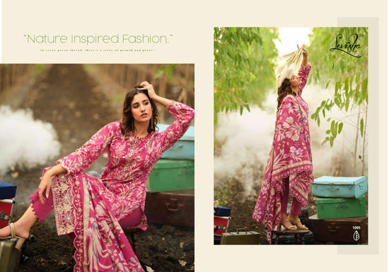 Levisha Humdum Cambric Cotton Pakistani Suit