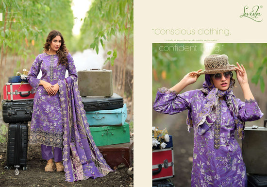 Levisha Humdum Cambric Cotton Pakistani Suit