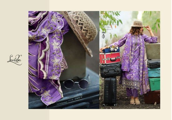 Levisha Humdum Cambric Cotton Pakistani Suit