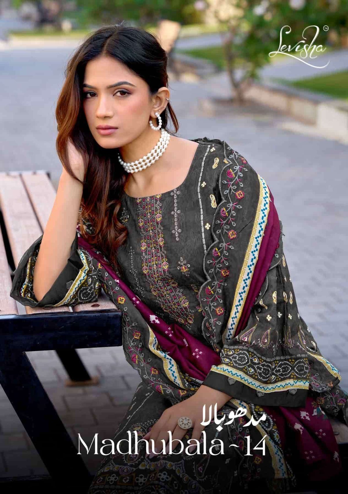 Levisha Madhubala Vol 14 Cambric Lawn Cotton Pakistani Style Dress Material Wholesale