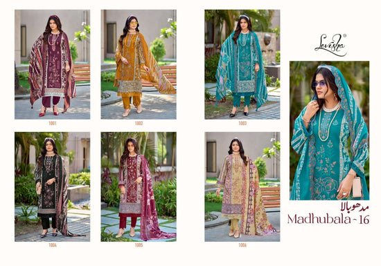Levisha Madhubala Vol 16 Cambric Lawn Cotton Pakistani Suit - Amrah Wholesale