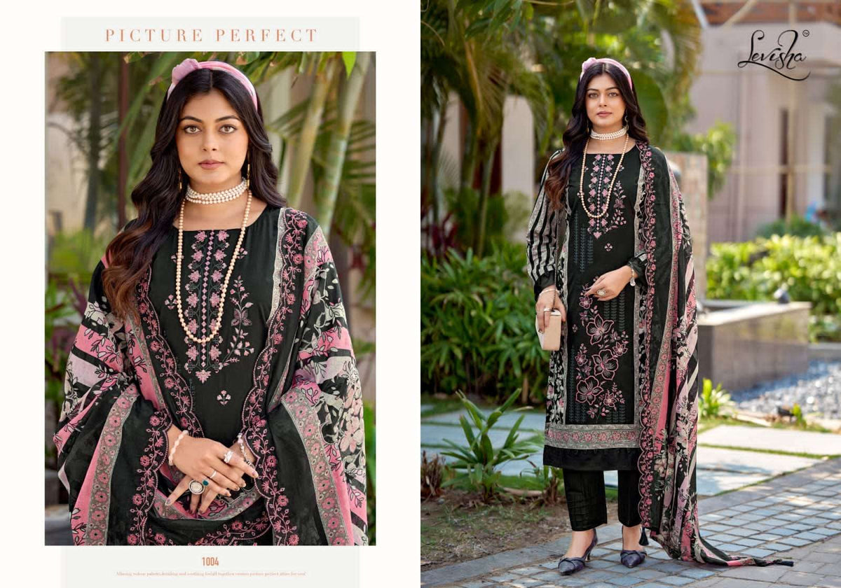 Levisha Madhubala Vol 16 Cambric Lawn Cotton Pakistani Suit - Amrah Wholesale