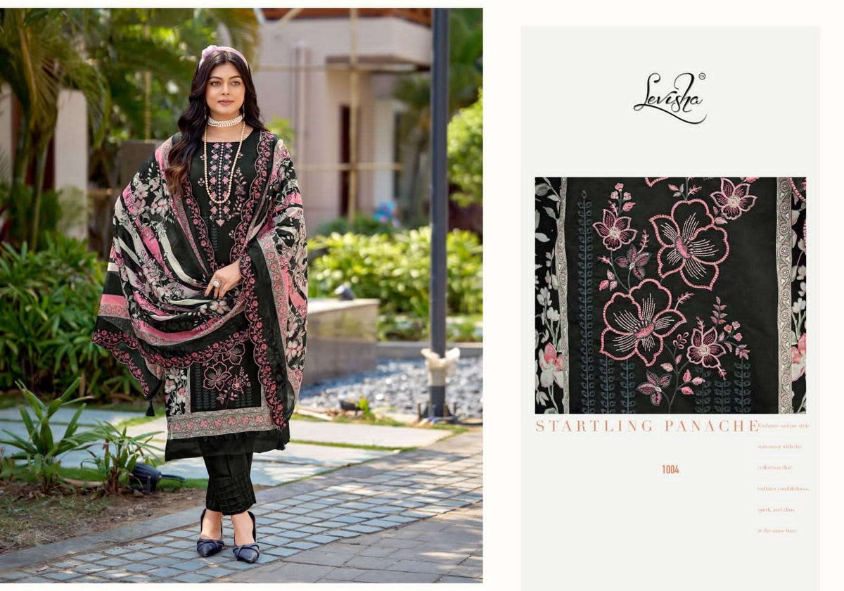 Levisha Madhubala Vol 16 Cambric Lawn Cotton Pakistani Suit - Amrah Wholesale