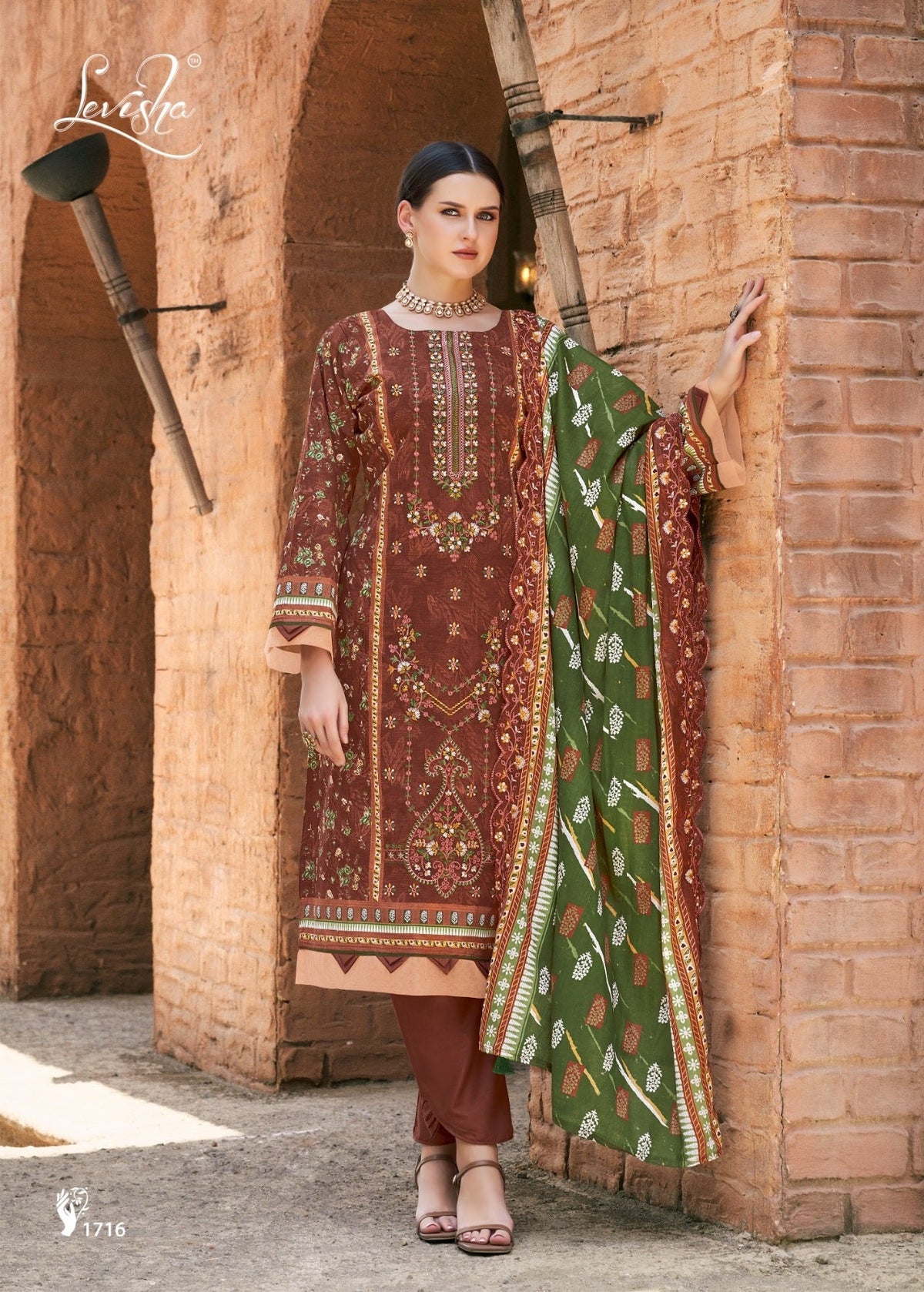 Levisha Madhubala Vol 17 Cotton Dress Material - Amrah Wholesale